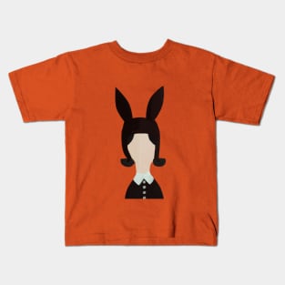 Belcher Art: Black Bunny Hat Kids T-Shirt